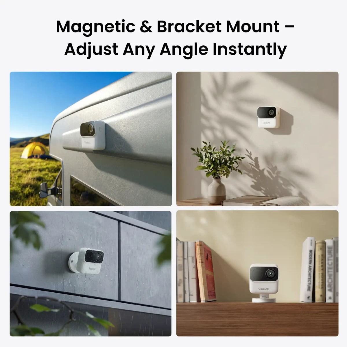 Reolink Argus MagiCam B210 - 2MP WiFi batterikamera - Hvit