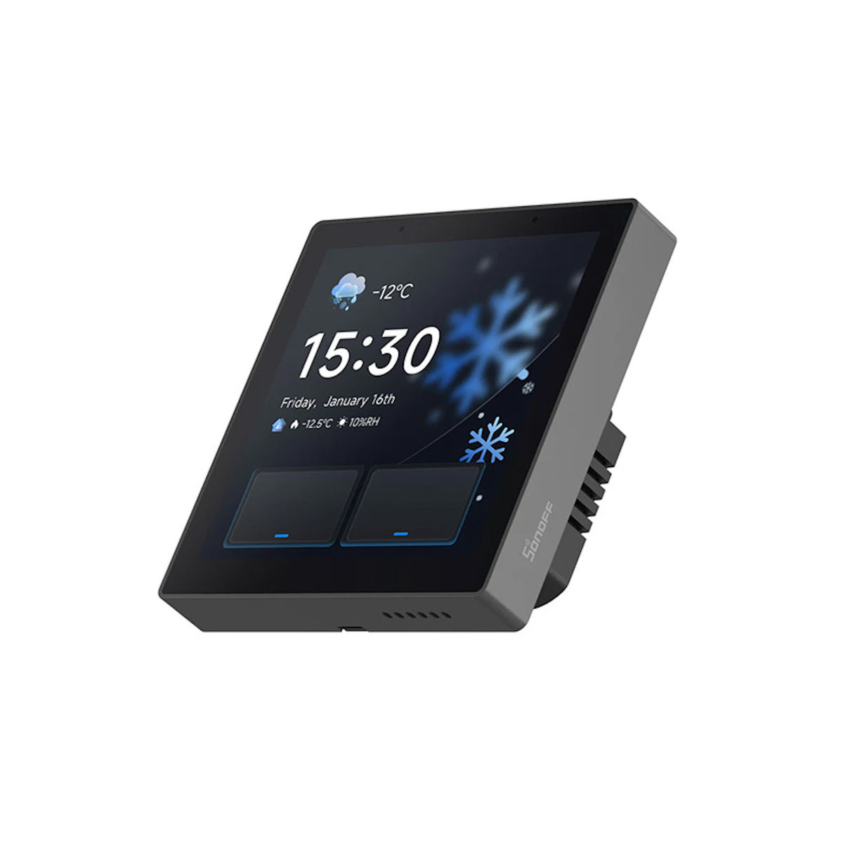 Sonoff smart kontrollpanel, Gen 2, sort
